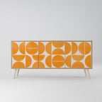 RECURRING DREAMS Aparador de 3 Puertas en Efecto Roble