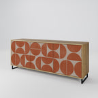 REPETITION COMPULSION 3-Door Sideboard in Oak Effect