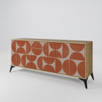 REPETITION COMPULSION 3-Door Sideboard in Oak Effect