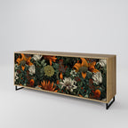 MIDNIGHT SPROUT 3-Door Sideboard in Oak Effect