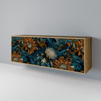 MORNING BLOOM 3-Door Sideboard in Oak Effect