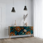 MORNING BLOOM 3-Door Sideboard in Oak Effect