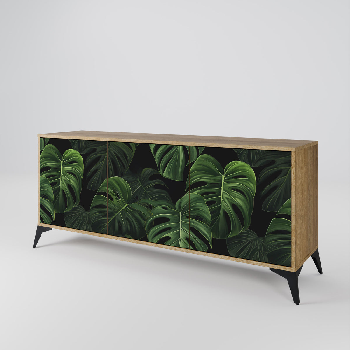 INFINITE MONSTERA Aparador de 3 Puertas