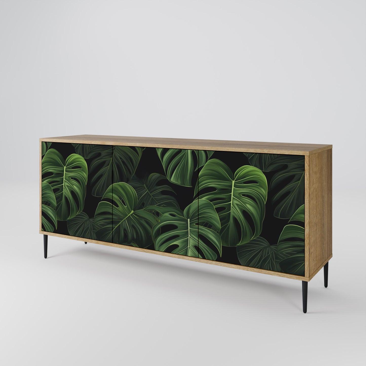 INFINITE MONSTERA Aparador de 3 Puertas