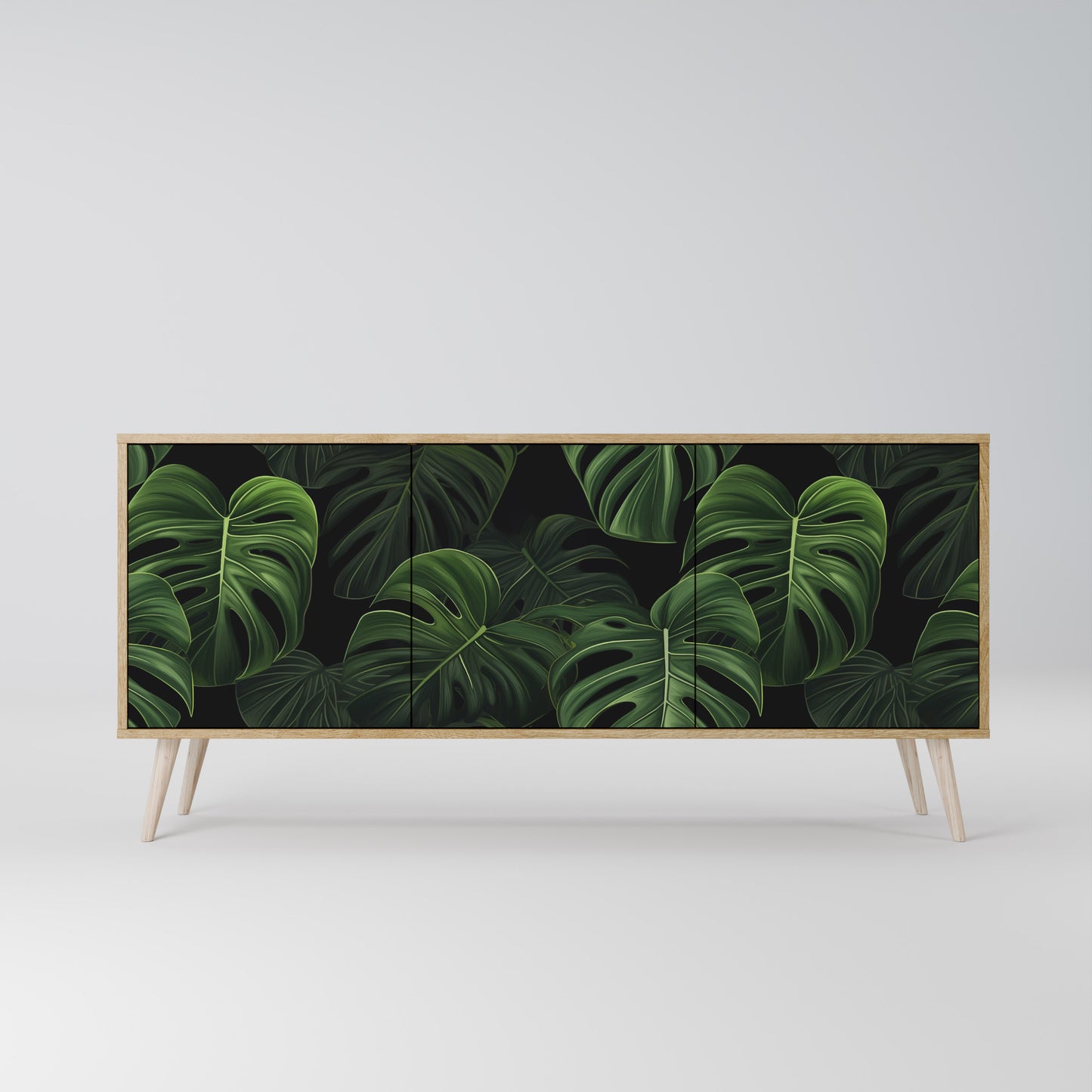 INFINITE MONSTERA Aparador de 3 Puertas