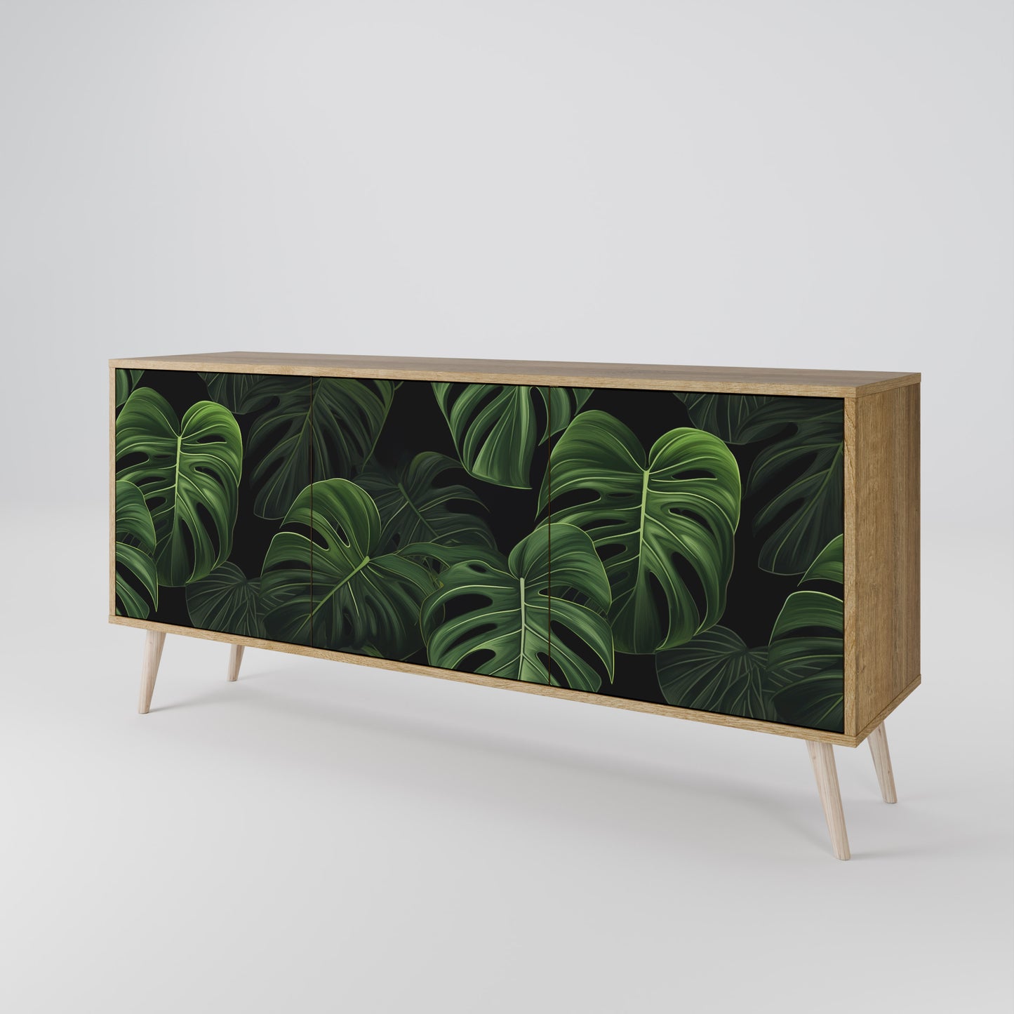 INFINITE MONSTERA Aparador de 3 Puertas