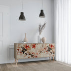 PETAL HARMONY 3-Door Sideboard in Oak Effect