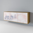 TIMELESS FLOAT Aparador de 3 Puertas en Efecto Roble