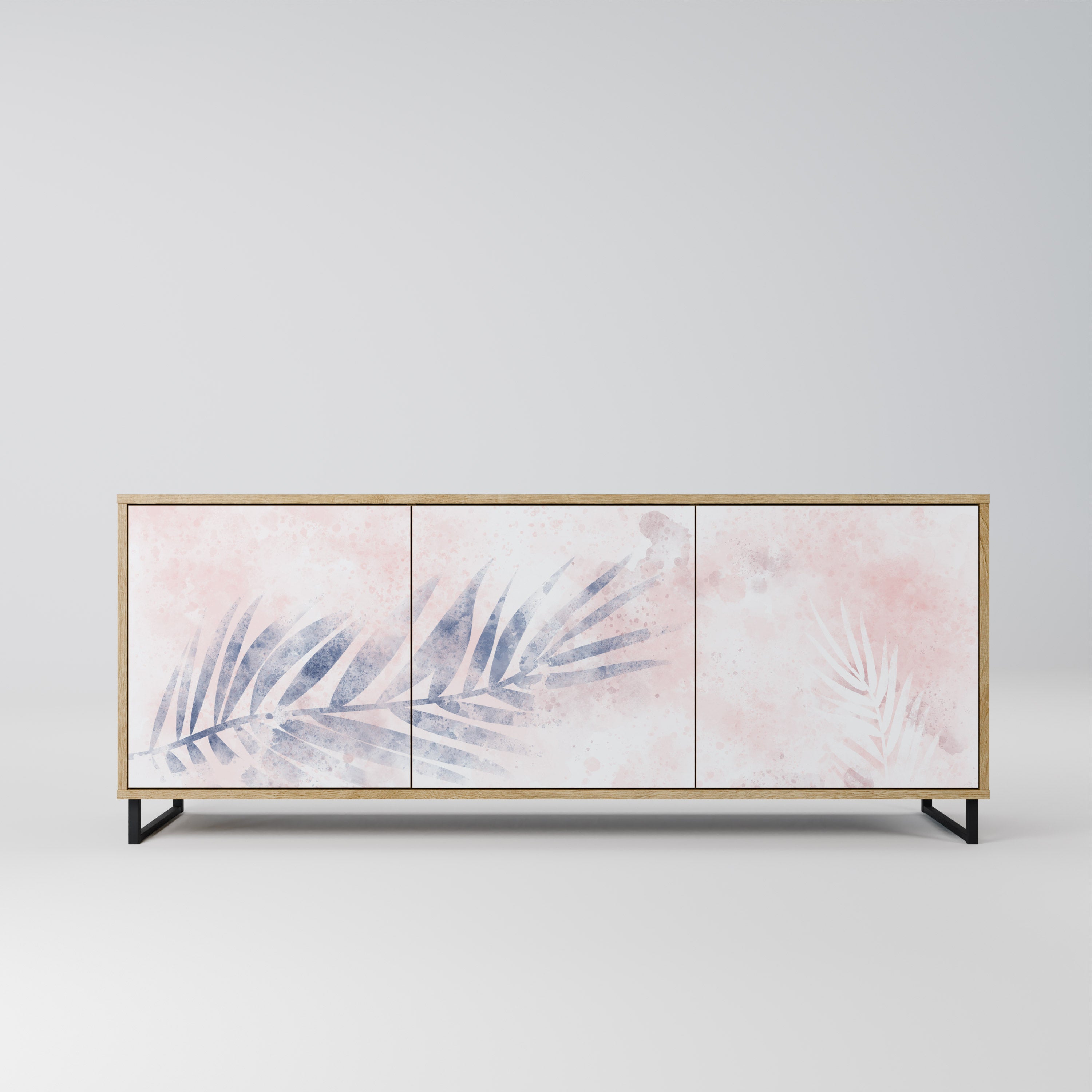 TIMELESS FLOAT 3-Door Sideboard in Oak Effect