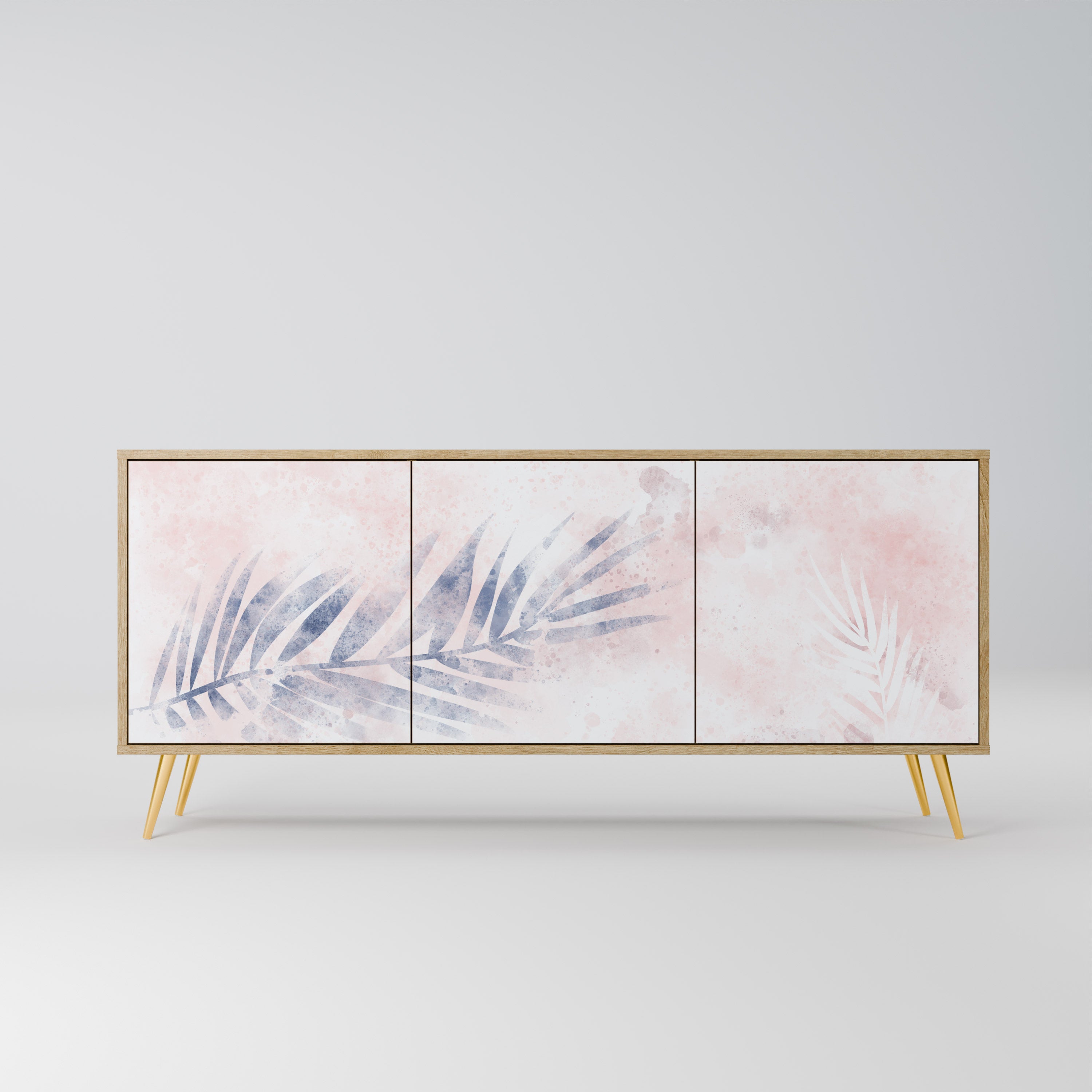 TIMELESS FLOAT 3-Door Sideboard in Oak Effect