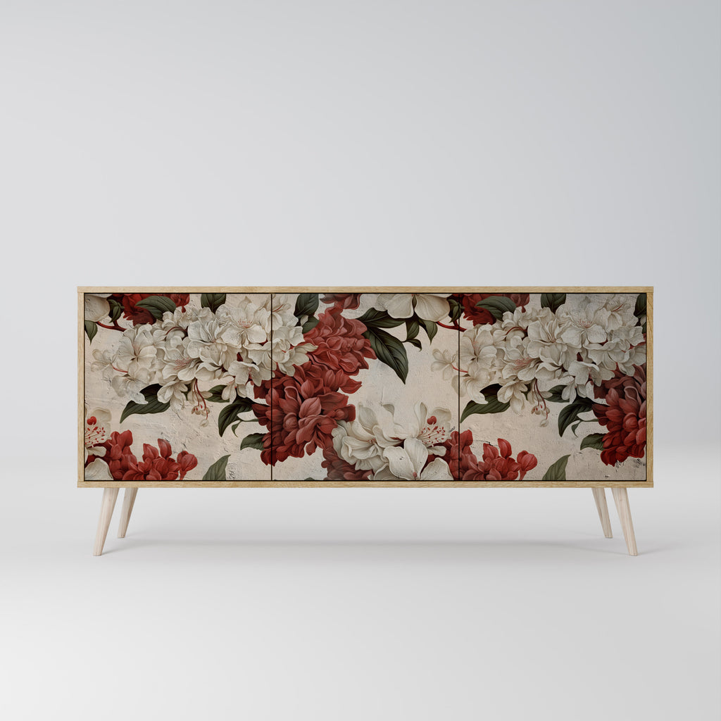 EPHEMERAL DAYS 3-Door Sideboard in Oak Effect