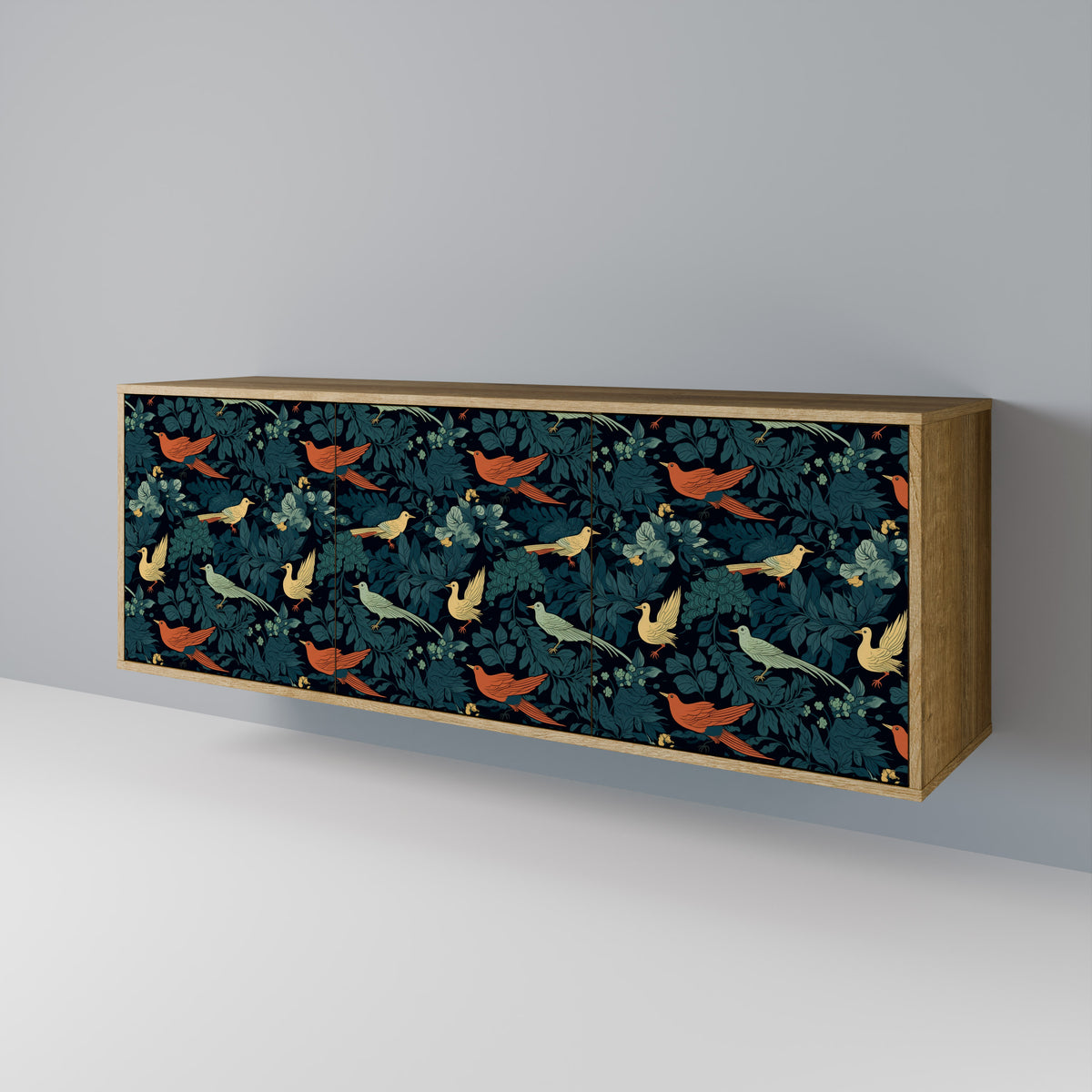 FOWL ORNAMENT Aparador de 3 Puertas