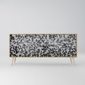 CHARCOAL SPROUT 3-Door Sideboard in Oak Effect