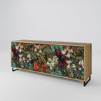 BOTANICAL EMERGENCE 3-Door Sideboard in Oak Effect