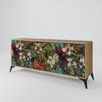 BOTANICAL EMERGENCE 3-Door Sideboard in Oak Effect