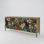 BOTANICAL EMERGENCE 3-Door Sideboard in Oak Effect
