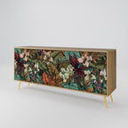 BOTANICAL EMERGENCE 3-Door Sideboard in Oak Effect