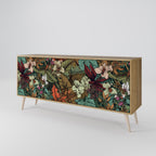 BOTANICAL EMERGENCE 3-Door Sideboard in Oak Effect