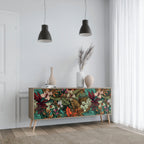 BOTANICAL EMERGENCE 3-Door Sideboard in Oak Effect