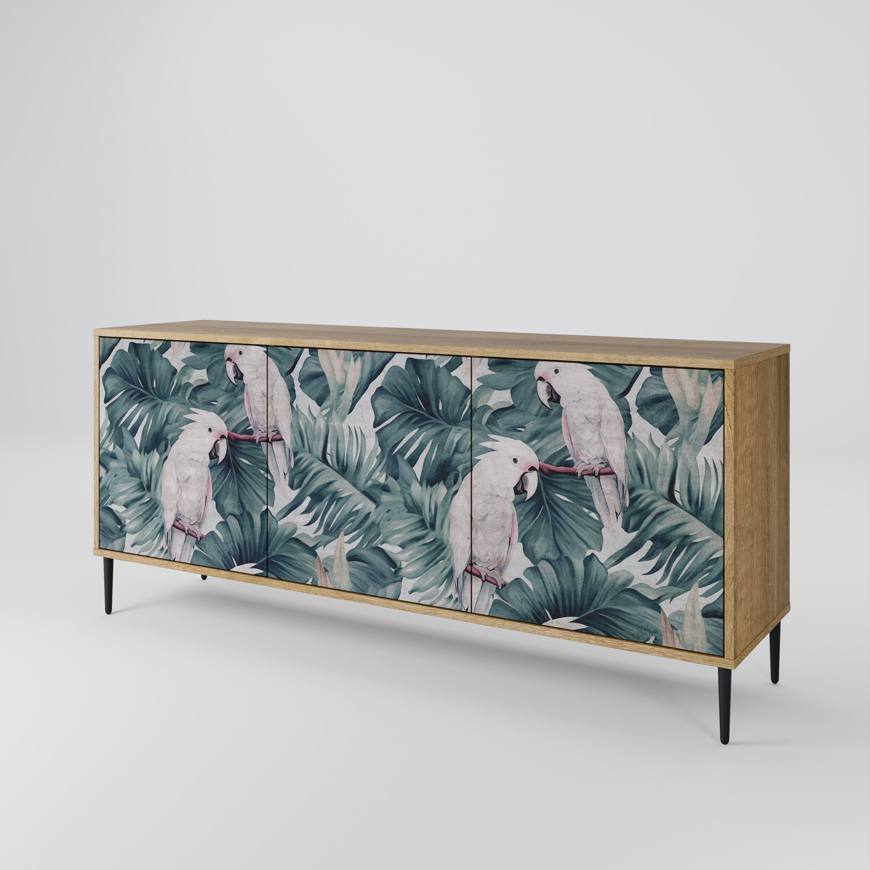 POPINJAY LOOK 3-Door Sideboard in Oak Effect
