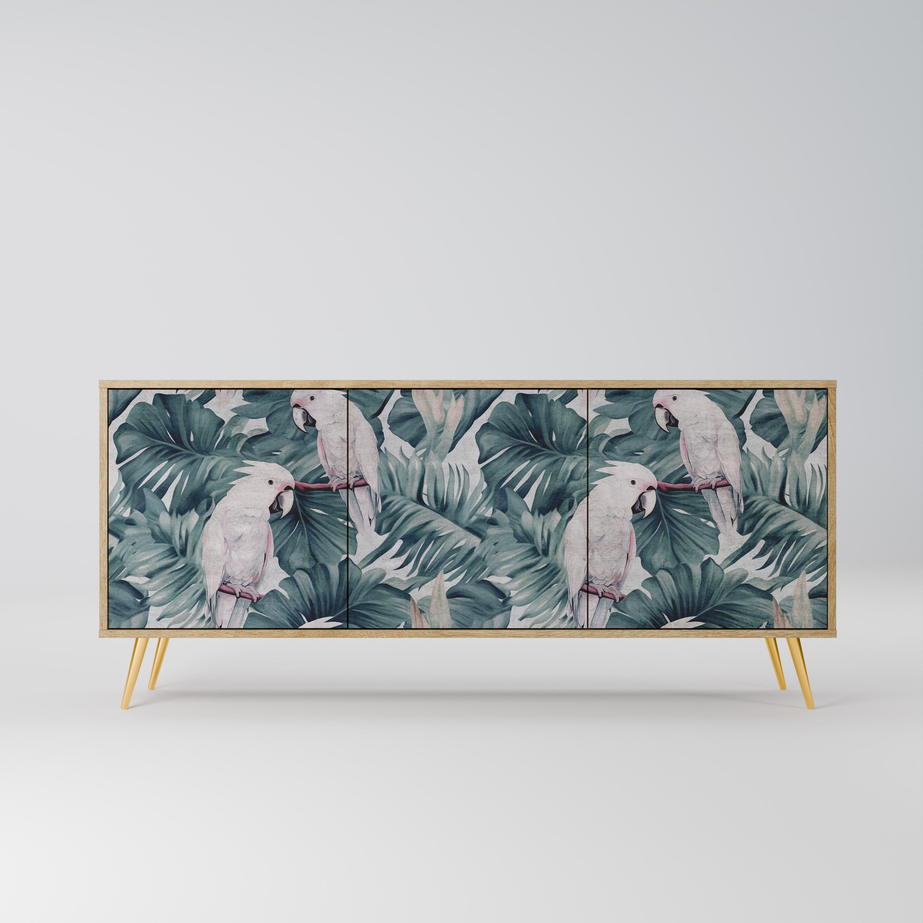 POPINJAY LOOK 3-Door Sideboard in Oak Effect