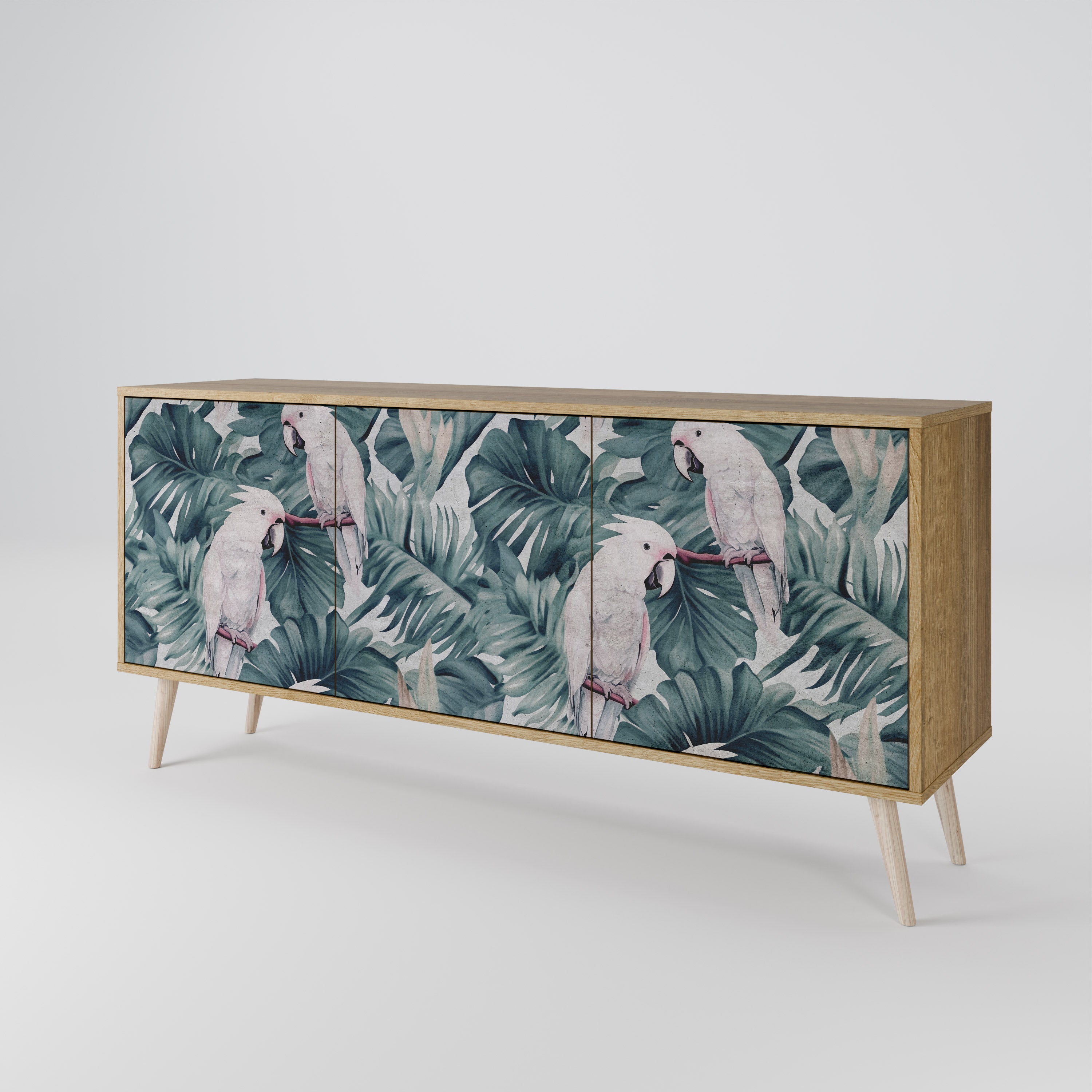 POPINJAY LOOK 3-Door Sideboard in Oak Effect