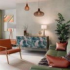 POPINJAY LOOK Aparador de 3 Puertas en Efecto Roble