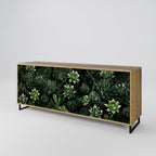 SUCCULENT JUNGLE 3-Door Sideboard in Oak Effect