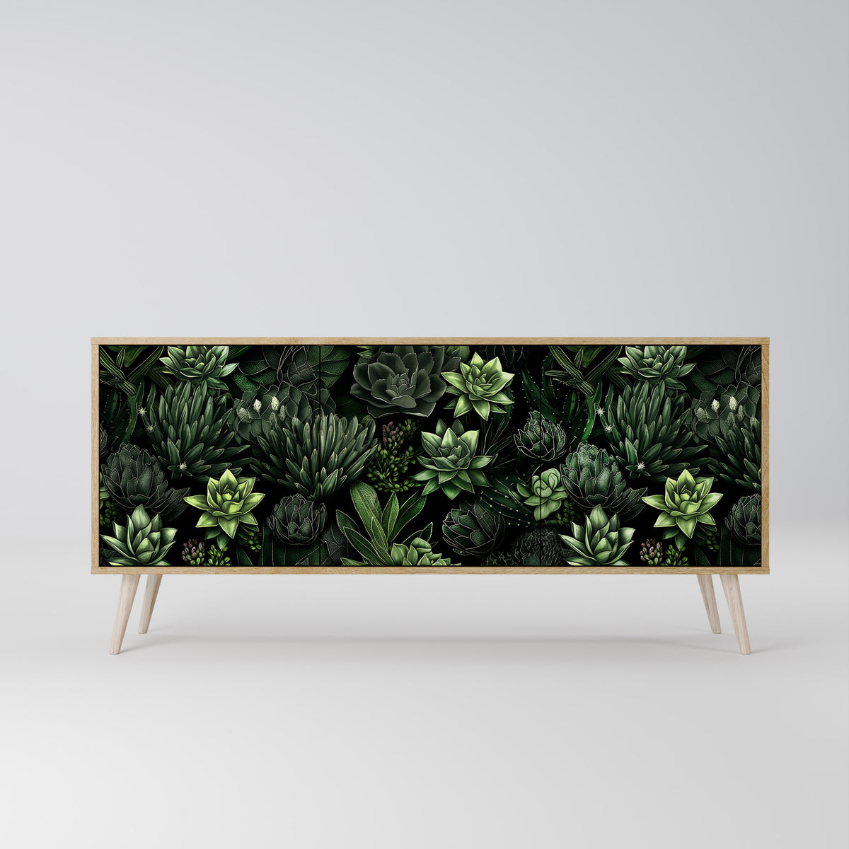 SUCCULENT JUNGLE Aparador de 3 Puertas