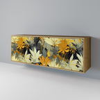 SUNKISSED LILY Aparador de 3 Puertas en Efecto Roble