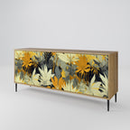 SUNKISSED LILY Aparador de 3 Puertas en Efecto Roble