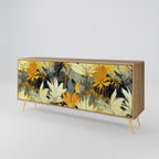 SUNKISSED LILY Aparador de 3 Puertas en Efecto Roble