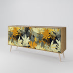 SUNKISSED LILY Aparador de 3 Puertas en Efecto Roble