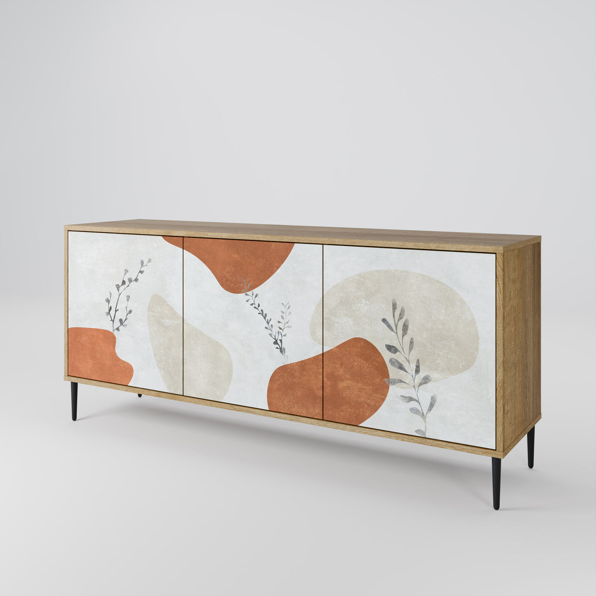TRANQUIL TWIG Aparador de 3 Puertas