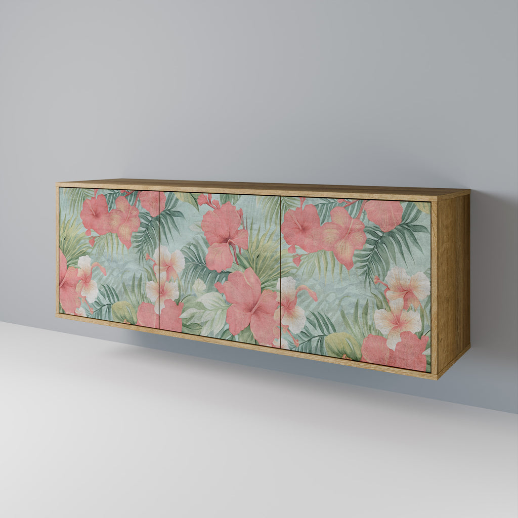 HAWAIIAN SPIRIT 3-Door Sideboard in Oak Effect