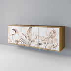 WILD TENDERNESS 3-Door Sideboard in Oak Effect