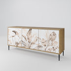WILD TENDERNESS 3-Door Sideboard in Oak Effect