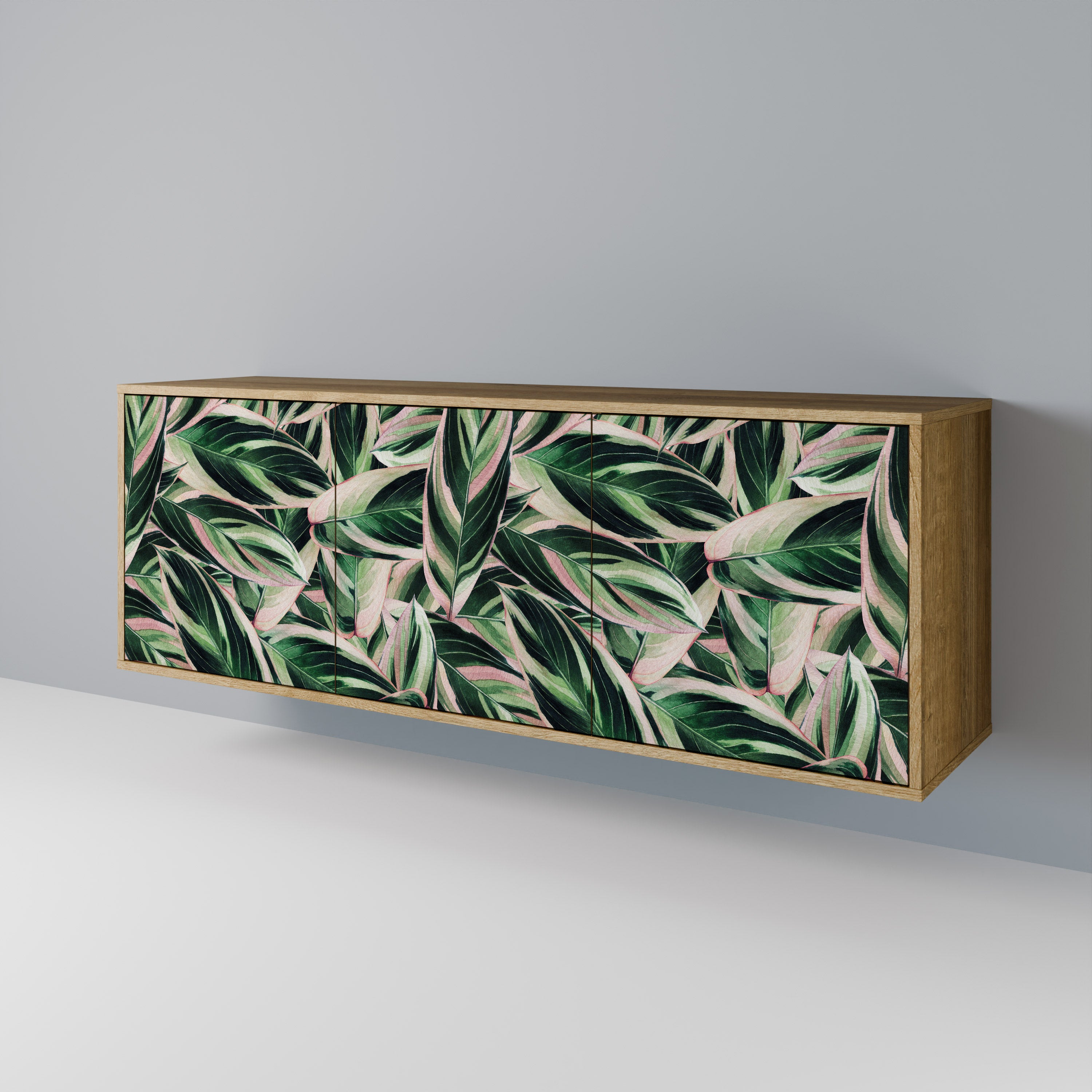 EERIE STROMANTHE 3-Door Sideboard in Oak Effect