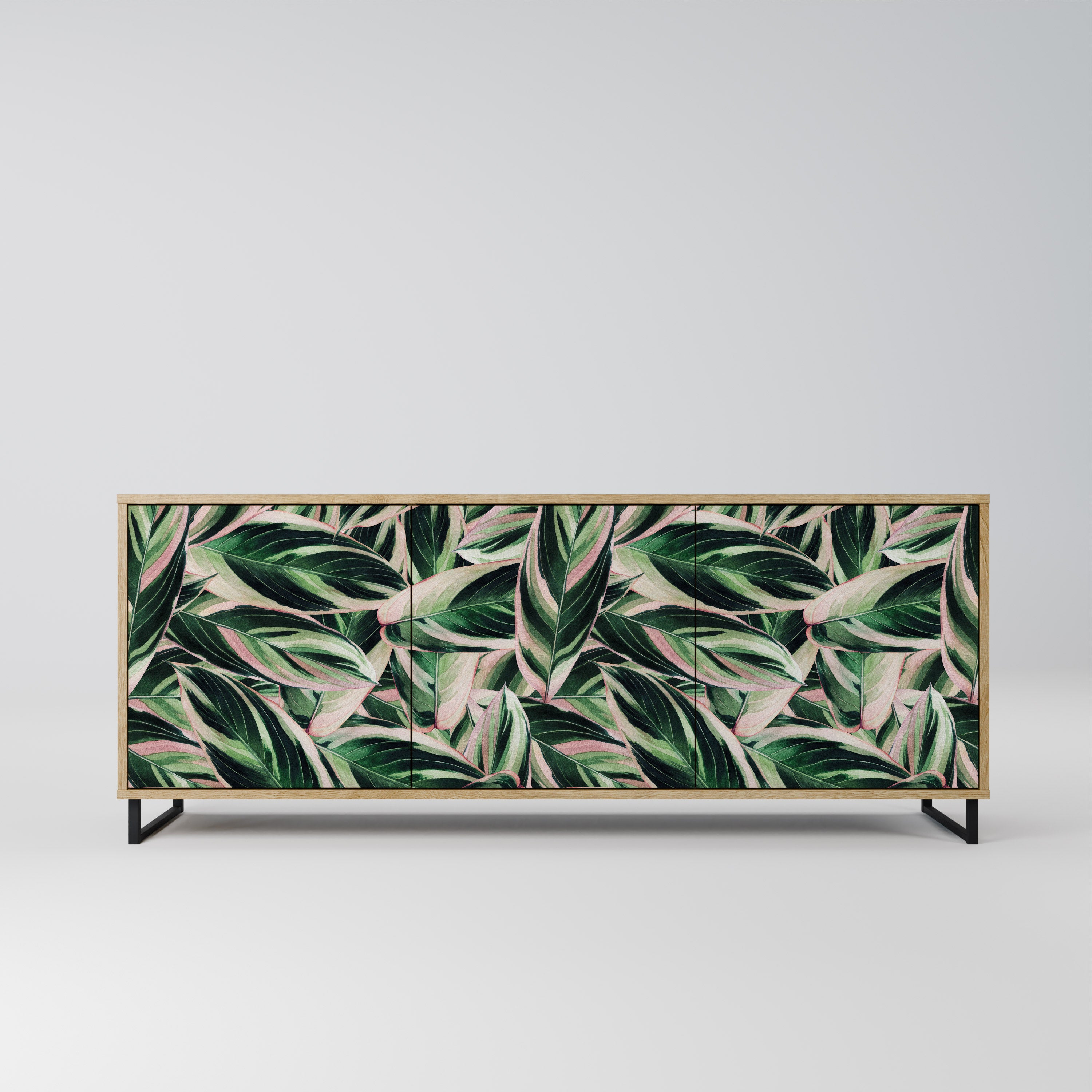 EERIE STROMANTHE 3-Door Sideboard in Oak Effect