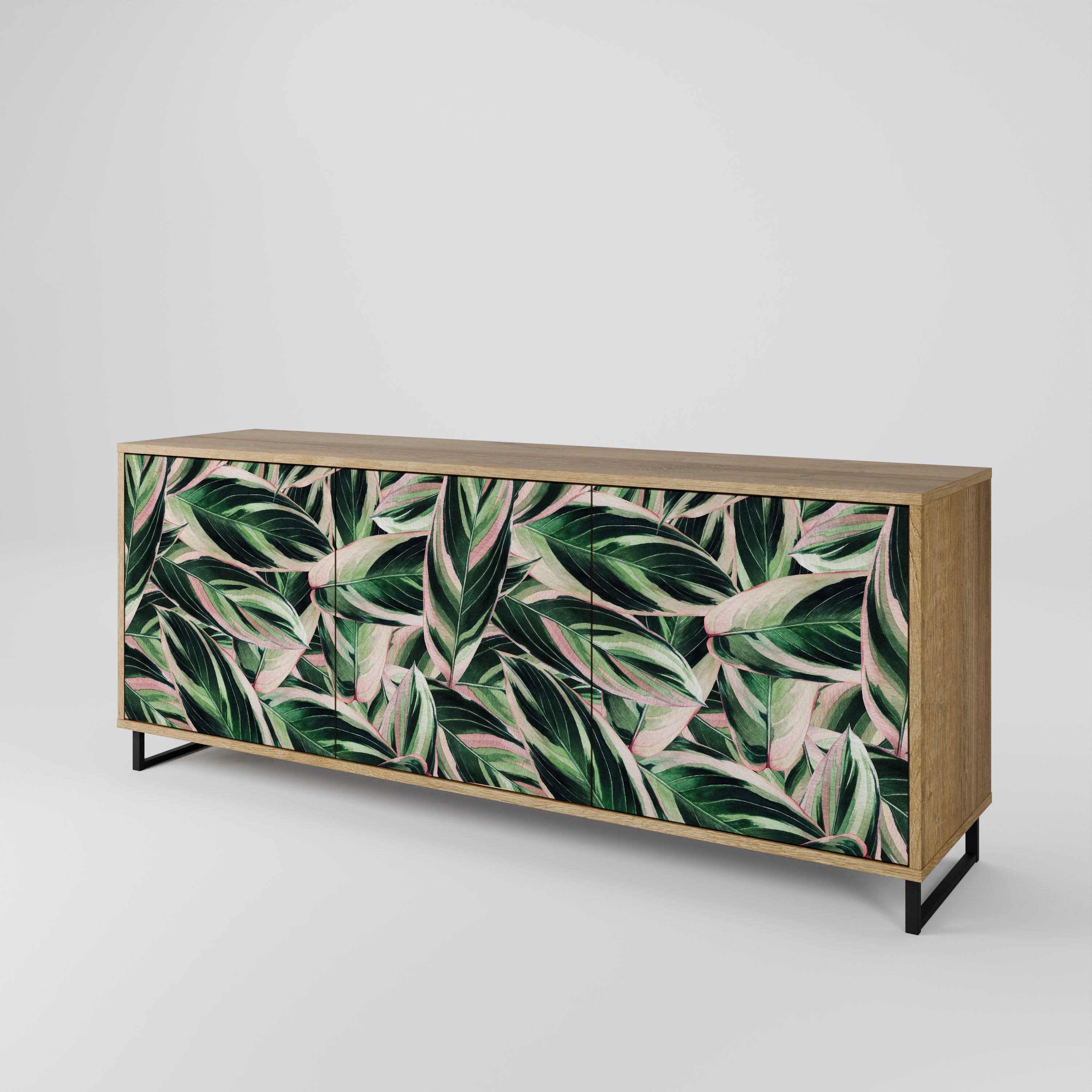 EERIE STROMANTHE 3-Door Sideboard in Oak Effect