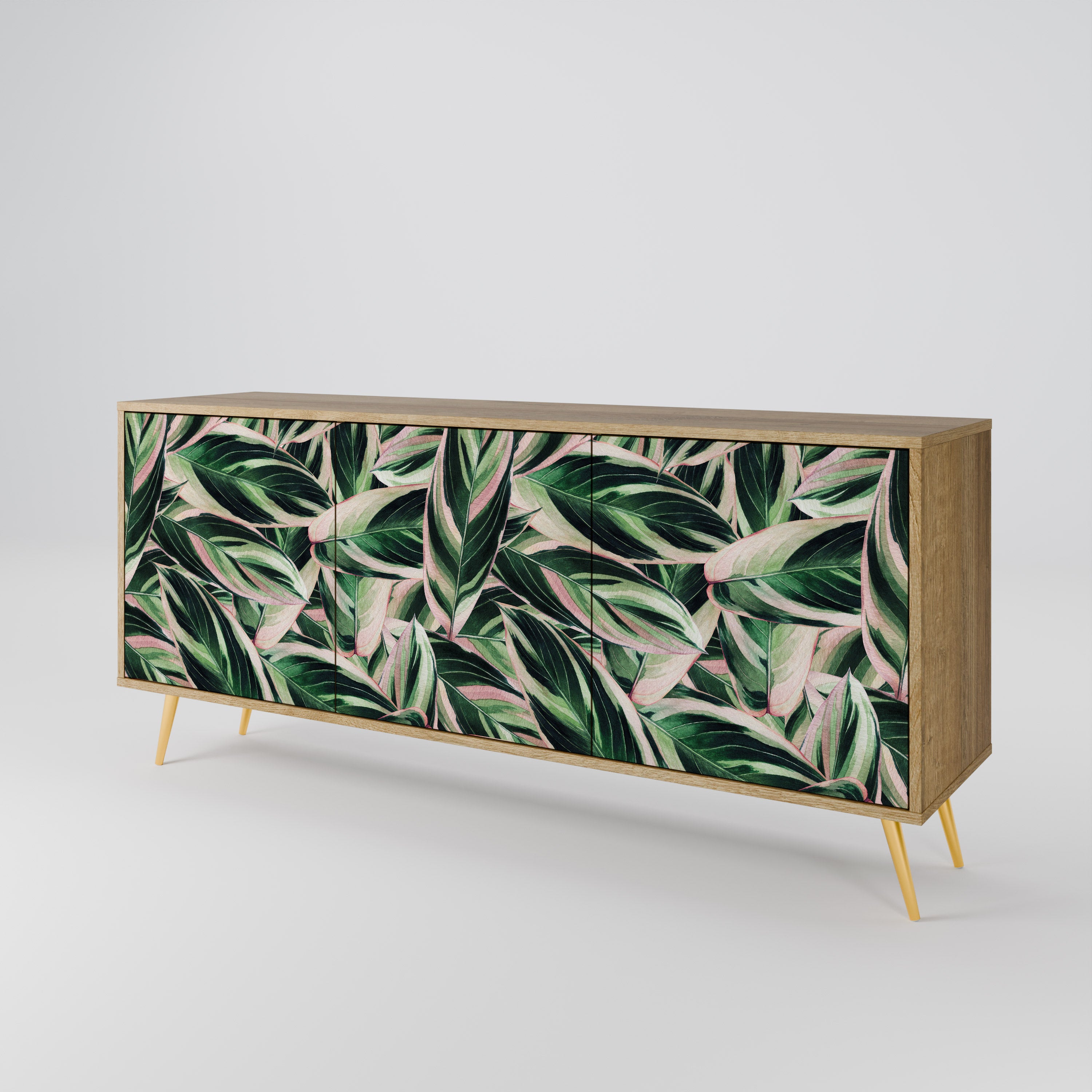 EERIE STROMANTHE 3-Door Sideboard in Oak Effect