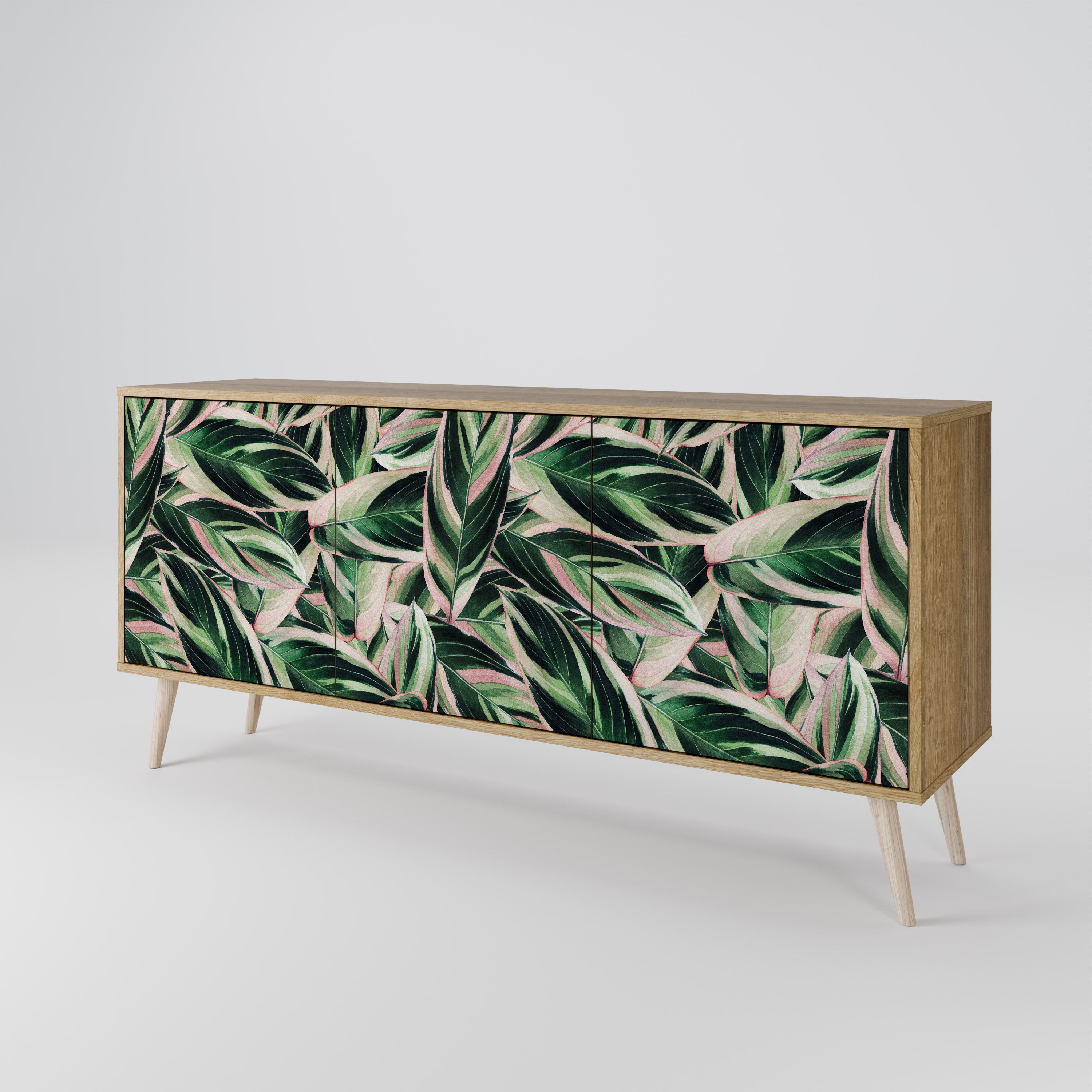 EERIE STROMANTHE 3-Door Sideboard in Oak Effect