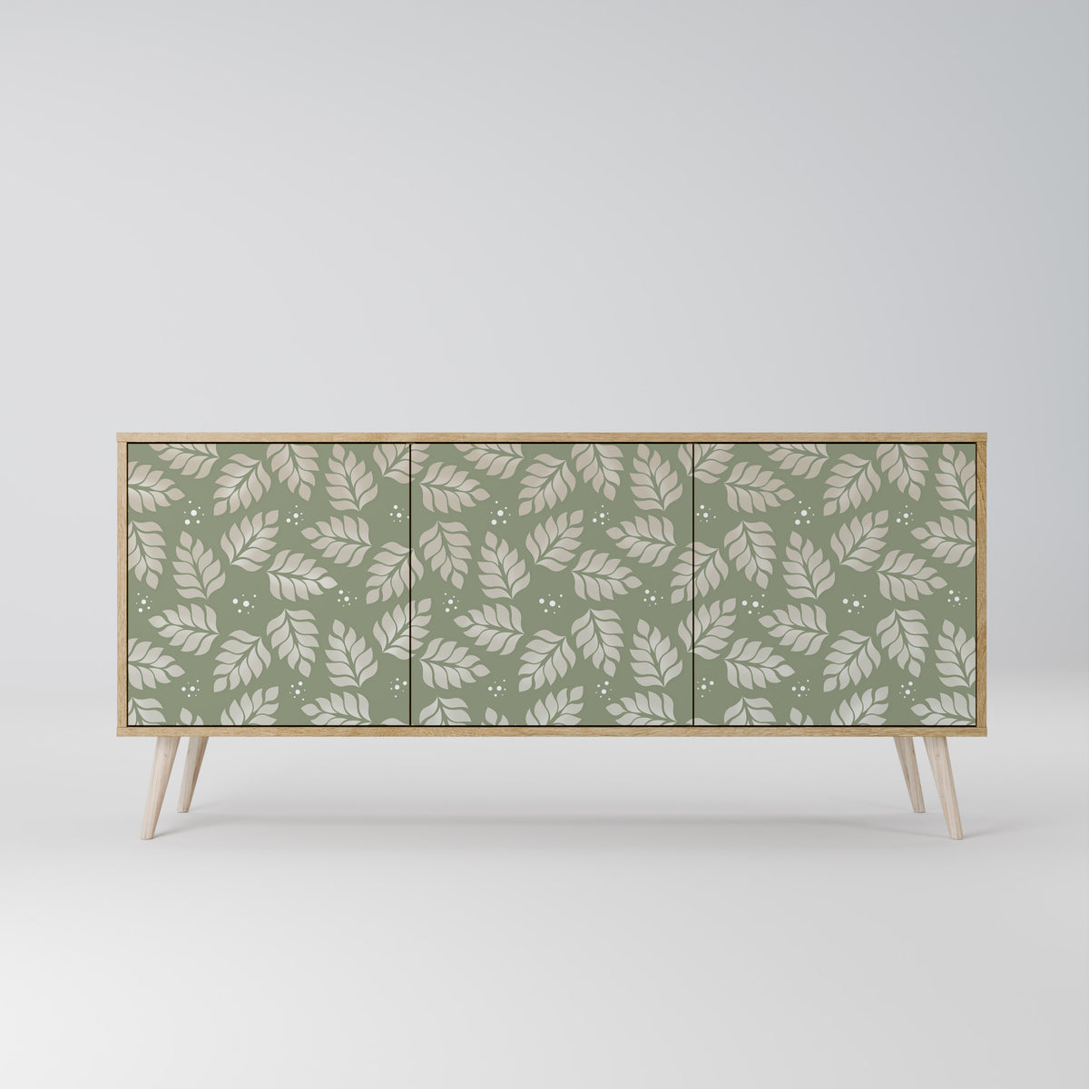 LEAVES ON GREEN 3-Door Sideboard