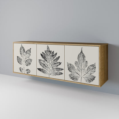 LEAFY STAMPS Aparador de 3 Puertas