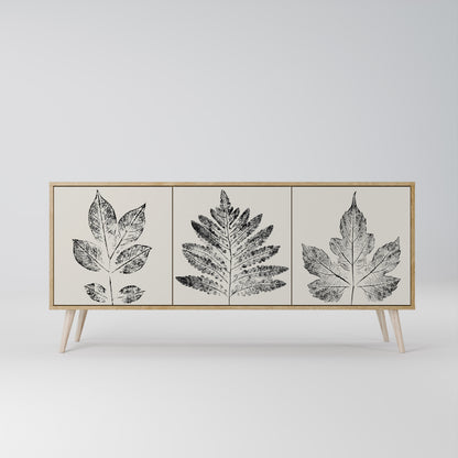 LEAFY STAMPS Aparador de 3 Puertas