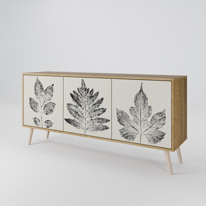 LEAFY STAMPS Aparador de 3 Puertas