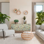 PALM SPRING Aparador de 3 Puertas en Efecto Roble