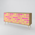 SKATEBOARD ARTISTRY 3-Door Sideboard