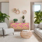 SKATEBOARD ARTISTRY 3-Door Sideboard in Oak Effect