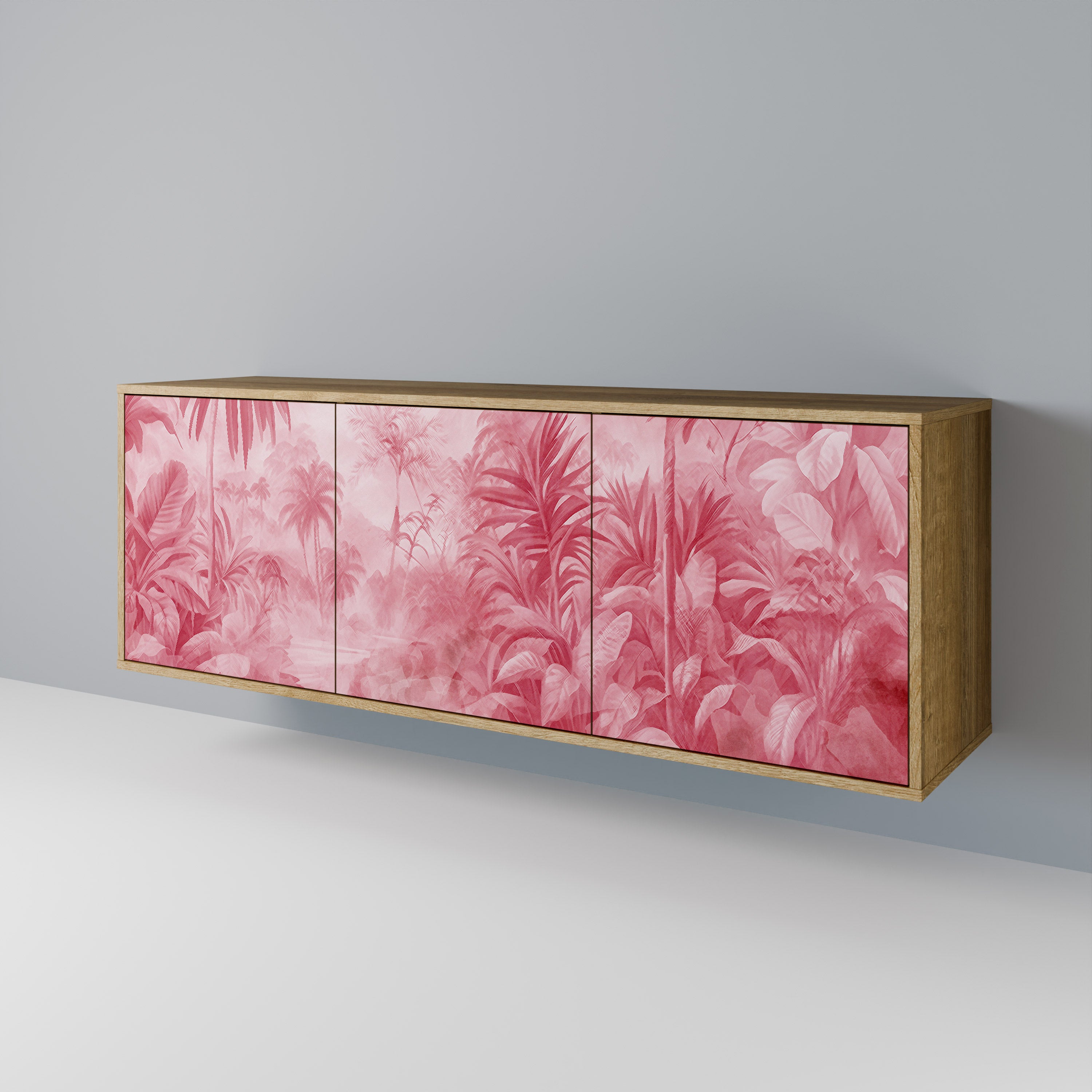 SWEET TROPICS 3-Door Sideboard in Oak Effect